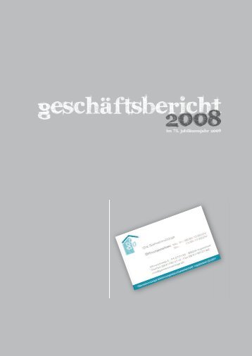 Geschäftsbericht 2008 (10.0 MB) - Gemeinnützige Ingolstadt