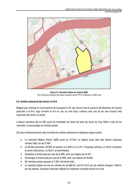 estudi d'avaluació de la mobilitat generada - Ajuntament del Masnou