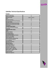 GeNUBox Technical Specifications - GeNUA