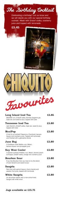 Chiquito-Drinks-Menu