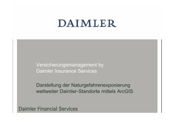 Versicherungsmanagement by Daimler Insurance ... - HFT Stuttgart