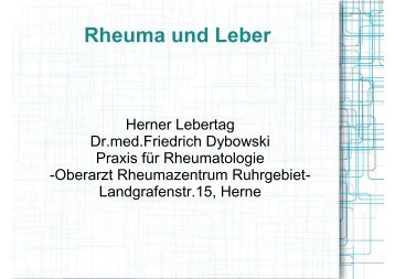 Rheuma und Leber