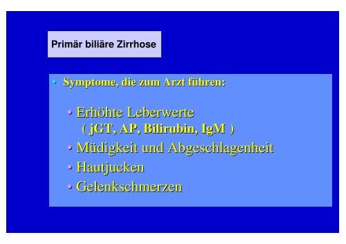 PBZ + Autoimmunhepatitis - Gastroenterologische ...