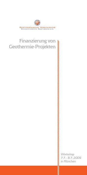 Finanzierung von Geothermie-Projekten - Agentur für Erneuerbare ...