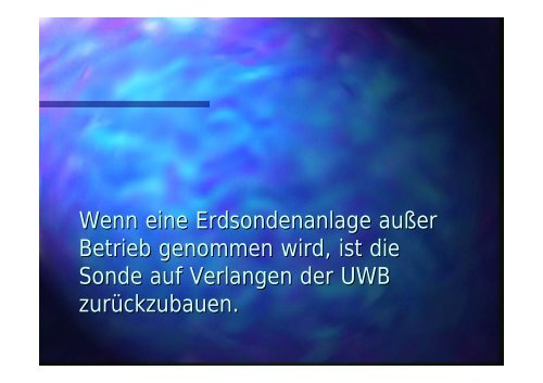 Rechtliche Grundlagen, Wasserrecht, Bergrecht - Geothermie