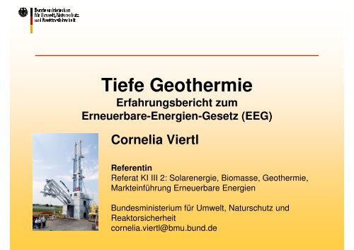Viertl EEG tiefe Geothermie GtV BV Karlsruhe