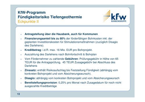 Hasenbein_FÃ¶rderung durch KfW - Geothermie