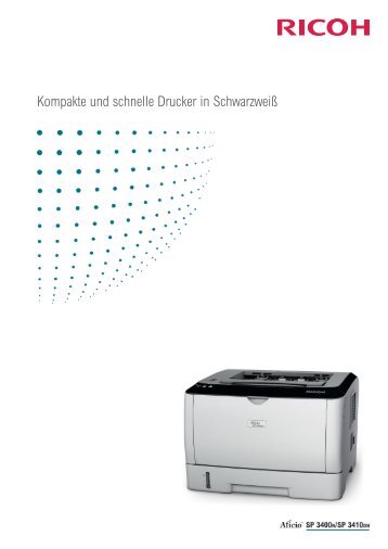 Broschüre SP3400N-SP3410DN - Office Zug AG