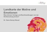 Landkarte der Motive und Emotionen