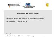 Groundwater and Climate Change (PDF, 3 MB) - BGR