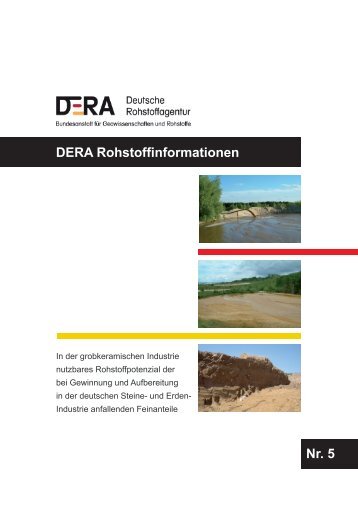 DERA Rohstoffinformationen 5 - Deutsche Rohstoffagentur