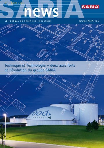 deux axes forts de l'évolution du groupe SARIA  - UNIMELT GmbH