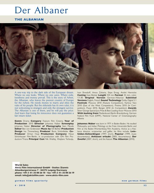 Quarterly 4 · 2010 - german films