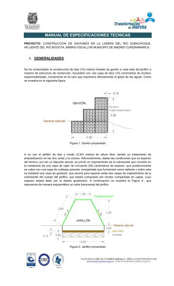 MANUAL DE ESPECIFICACIONES TECNICAS - Madrid