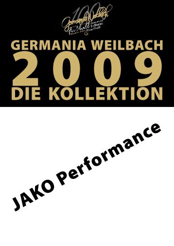 DIE KOLLEKTION JAKO Performance - Germania Weilbach
