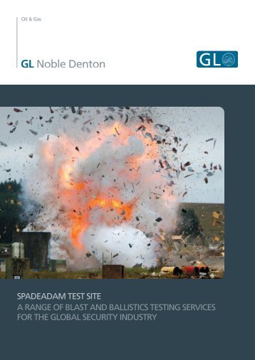 spadeadam test site a range of blast and ballistics ... - GL Group