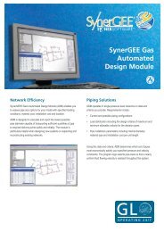 SynerGEE Gas Automated Design Module - GL Group