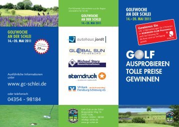 ausprobieren tolle preise gewinnen - Golf Club an der Schlei