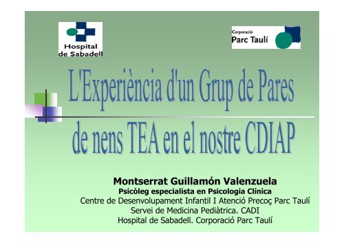 Montserrat Guillamón Valenzuela - Corporació Sanitària Parc Taulí