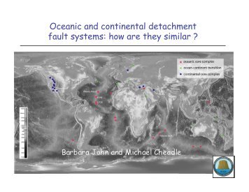 Oceanic and continental detachment fault systems: how are they ...