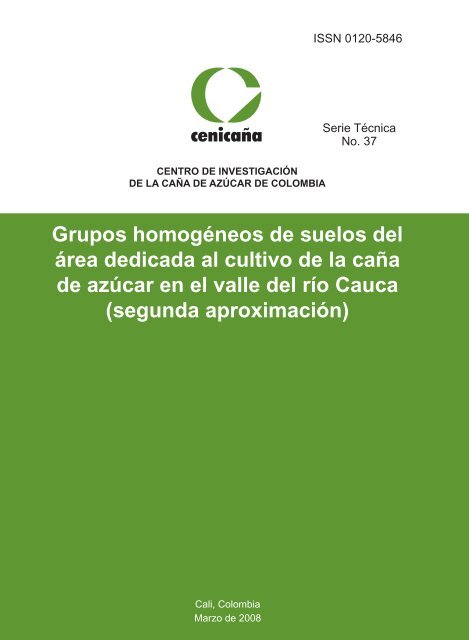 Grupos homogéneos de suelos del área dedicada al cultivo de la ...