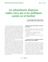 La urbanització dispersa