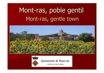 Mont-ras, poble gentil - Diputació de Girona