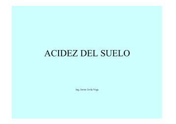 ACIDEZ DEL SUELO