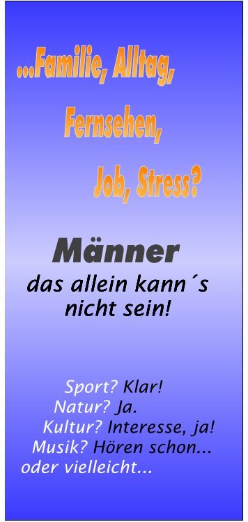 Sänger gesucht: Werbeflyer (hier klicken) - Gesangverein 1862 ...