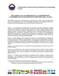 Reglamento de las Comisiones de CLASA - Confederación ...