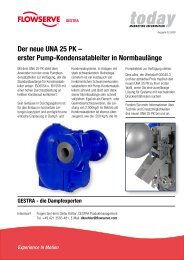 Der neue UNA 25 PK â erster Pump-Kondensatableiter in ...