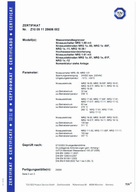 SIL 3 - Gestra