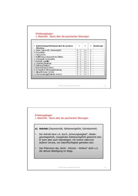 Hilfebedarfsgruppen nach dem Schlichthorster Modell ...