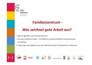 Familienzentrum - Was zeichnet gute Arbeit aus?