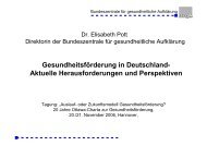 GesundheitsfÃ¶rderung in Deutschland- Aktuelle Herausforderungen ...