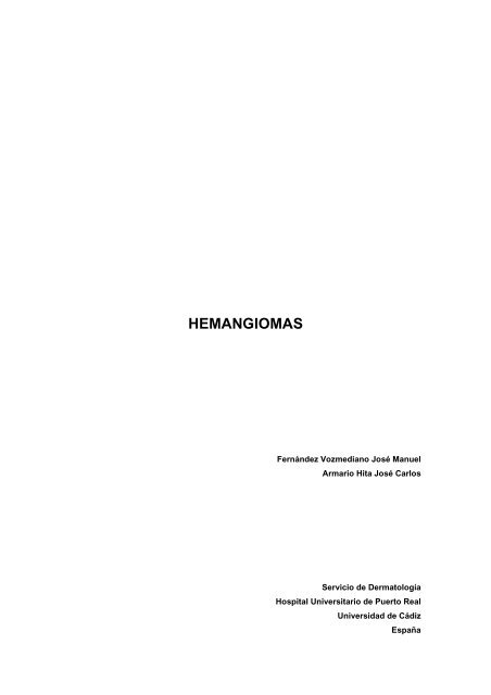 hemangiomas definicion