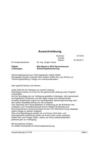 Schimmelpilzsanierung (PDF) - Getifix