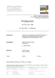 Prüfbericht FD-System - Getifix