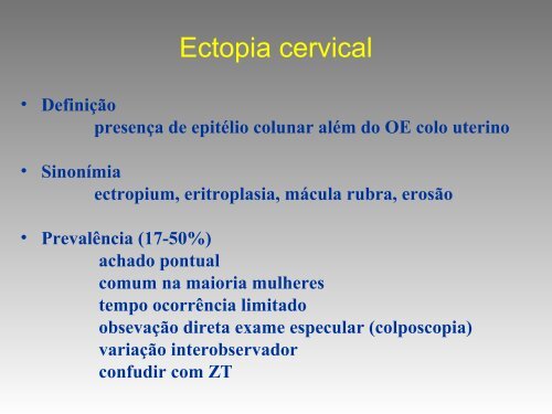Ectopia cervical: cauterizar ou não? - Abgrj.org.br