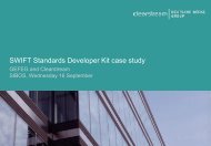 SWIFT Standards Developer Kit case study - GEFEG.FX