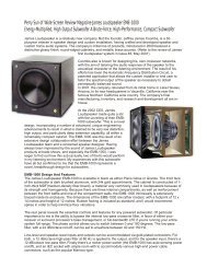 Perry Sun's review: EMB-1000 - James Loudspeaker