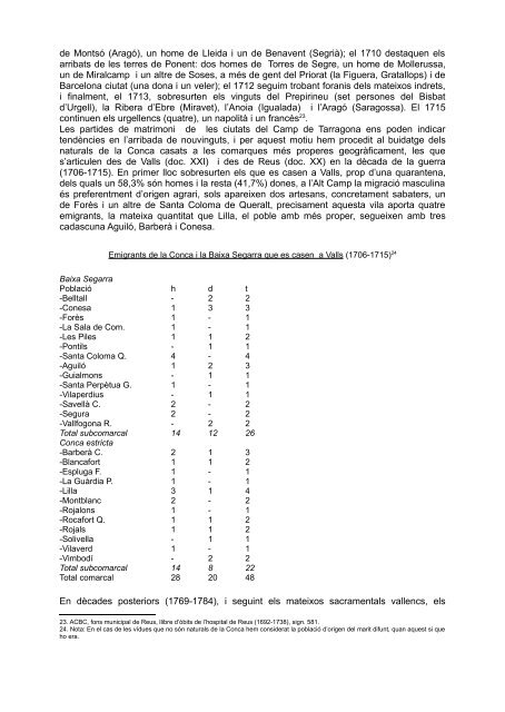 LA GUERRA DE SUCCESSIÓ A LA CONCA DE ... - Carrutxa