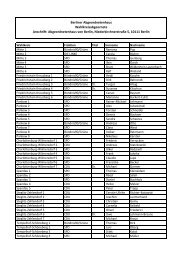 Liste der WahlkreisvertreterInnen im ... - GEW - Berlin