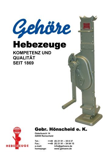 HÃ¶nscheid Katalog 2005.indd - Gedore.nl