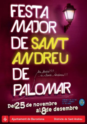 bona festa major! - Associació de Veïns de Sant Andreu de Palomar