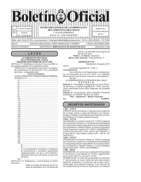 LEYES DECRETOS SINTETIZADOS