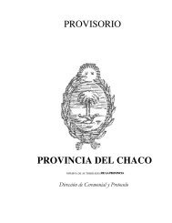 PROVISORIO PROVINCIA DEL CHACO