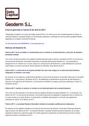 Geoderm SL, España - Dato Capital