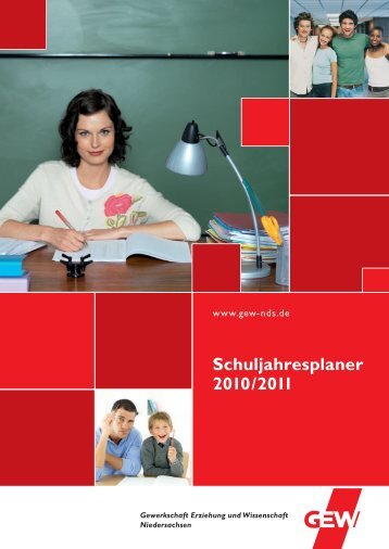 Schuljahresplaner 2010/2011 - GEW Niedersachsen