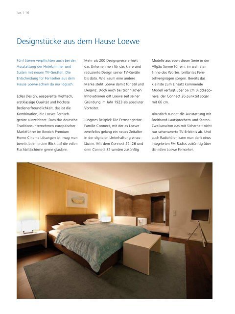 Lux - das Lifestyle Magazin (PDF) - Hotelmosaik